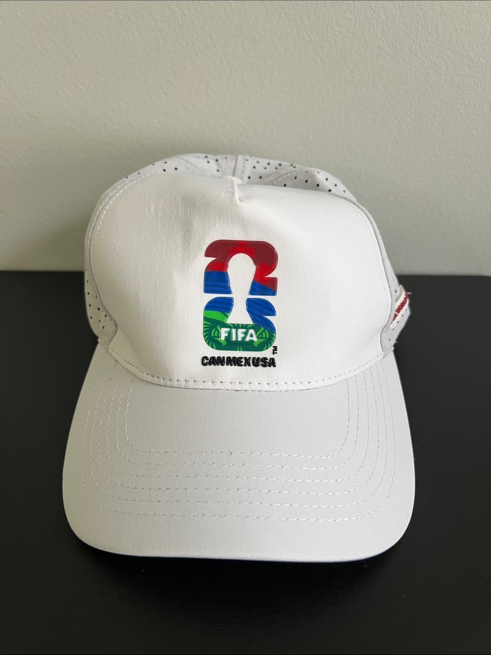 FIFA White Cap with Colorful Logo